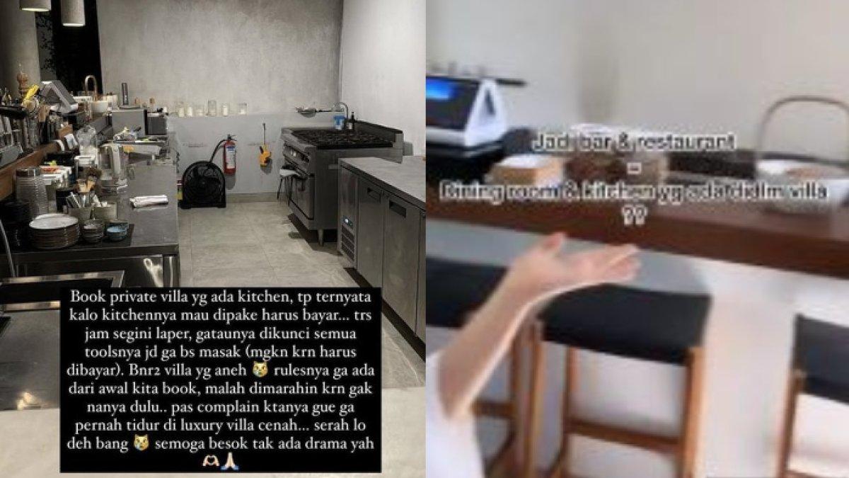 Kekesalan Rachel Vennya sewa villa mewah, tapi fasilitas kitchen tak bisa digunakan