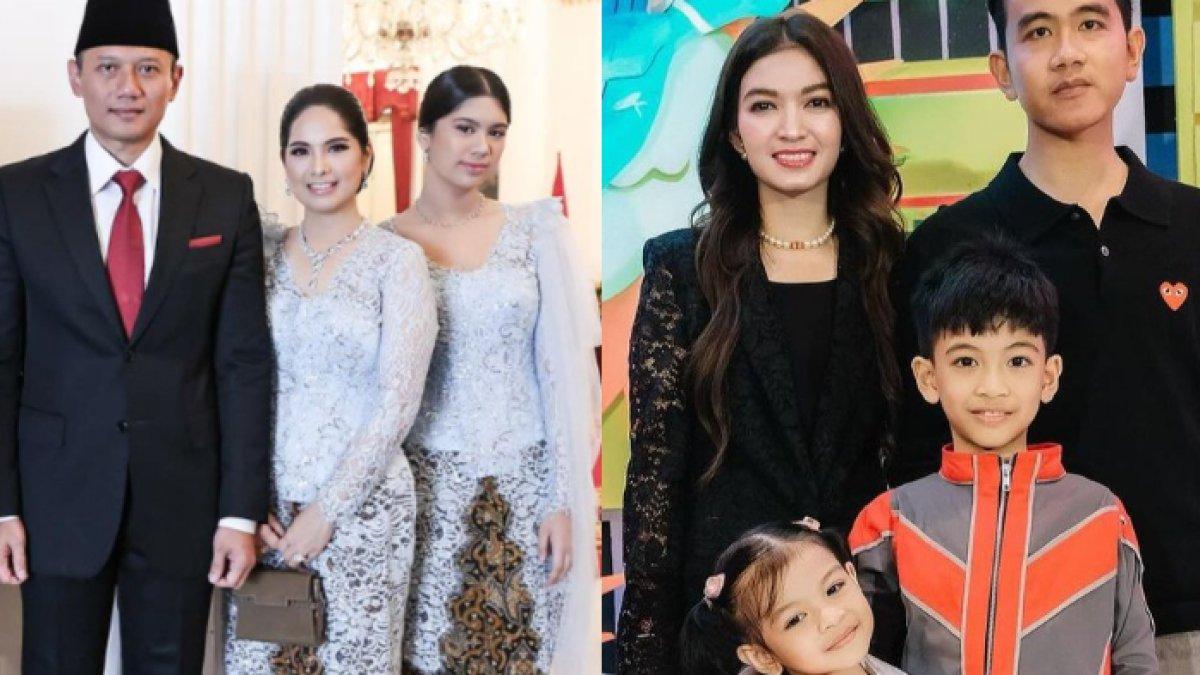 Keluarga Almira Yudhoyono (kiri), keluarga Jan Ethes (kanan)