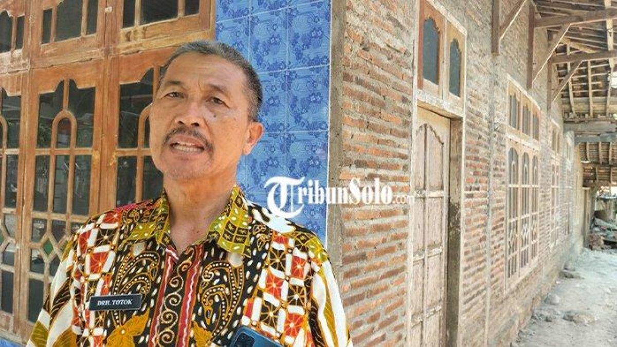 Kepala Bidang Peternakan dan Kesehatan Hewan DKP3 Sragen, Toto Sukarno saat ditemui di Desa Tanggan, Kecamatan Gesi, Kabupaten Sragen, Kamis (31/8/2023)