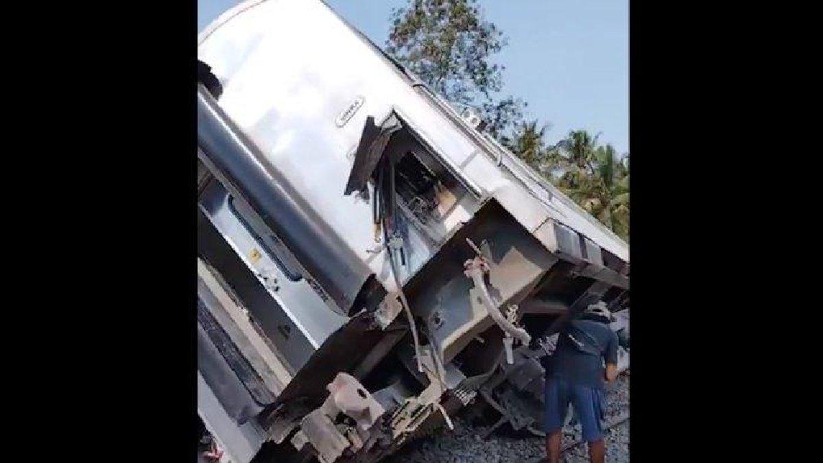 Kereta Api anjlok di Kulon Progo, Selasa 17 Oktober 2023 siang