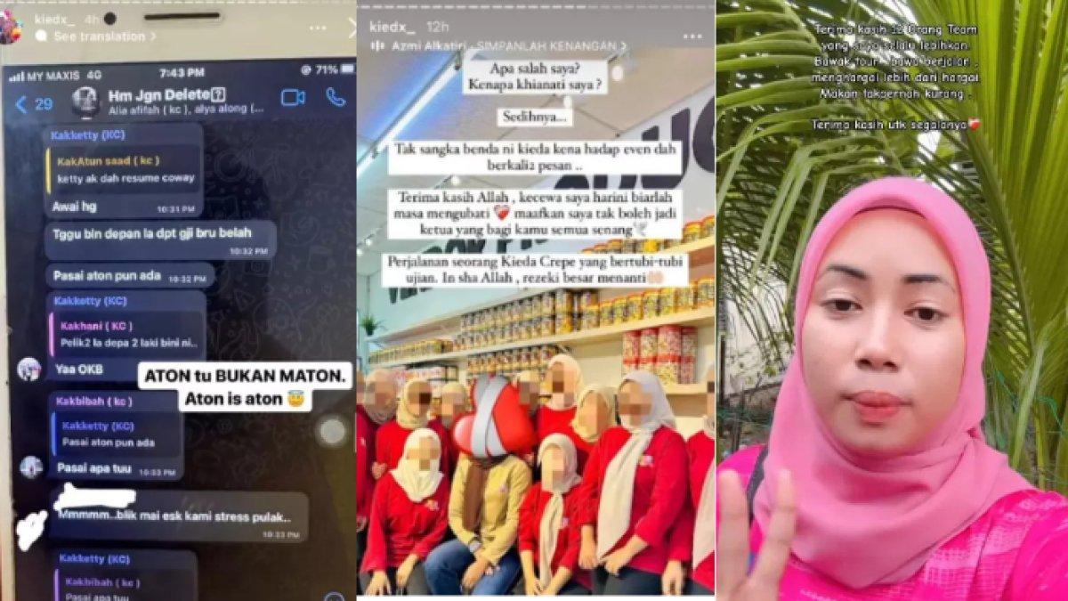 Kieda dikhianati oleh 12 karyawannya