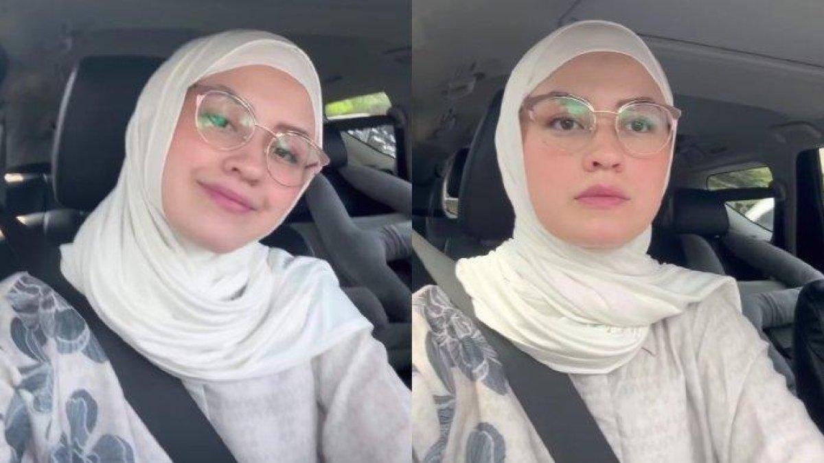 Kimberly Ryder terlihat mengenakan hijab dan pakaian tertutup baru-baru ini.