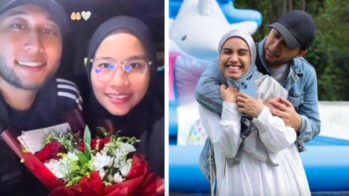 Aisyah Hijanah dipoligami oleh Alif Teega saat dirinya tengah mengandung anak ketiga mereka.