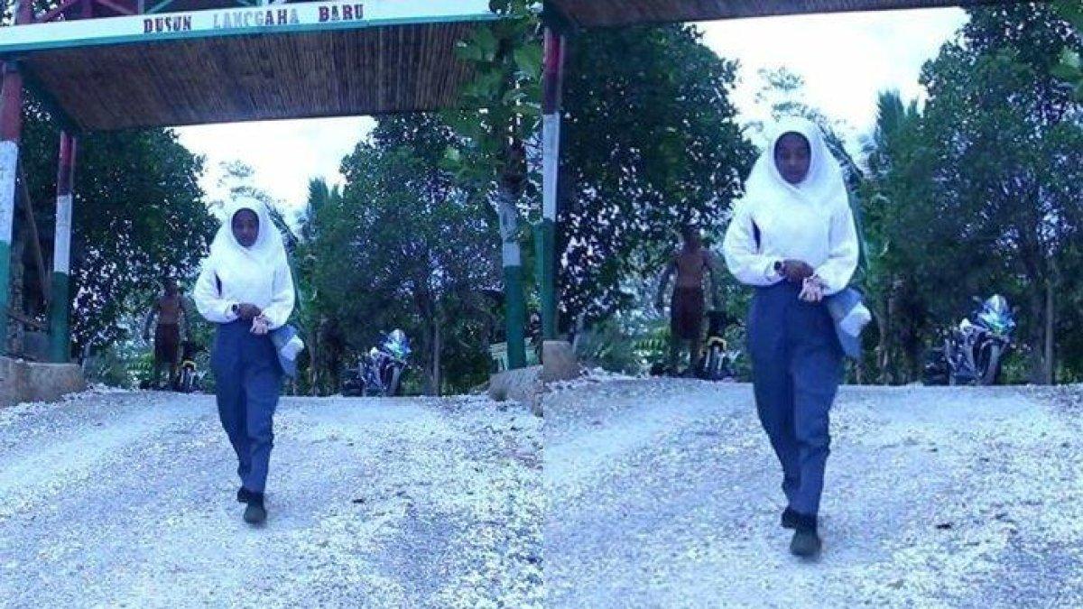 Kisah Leni (15), seorang anak yatim piatu