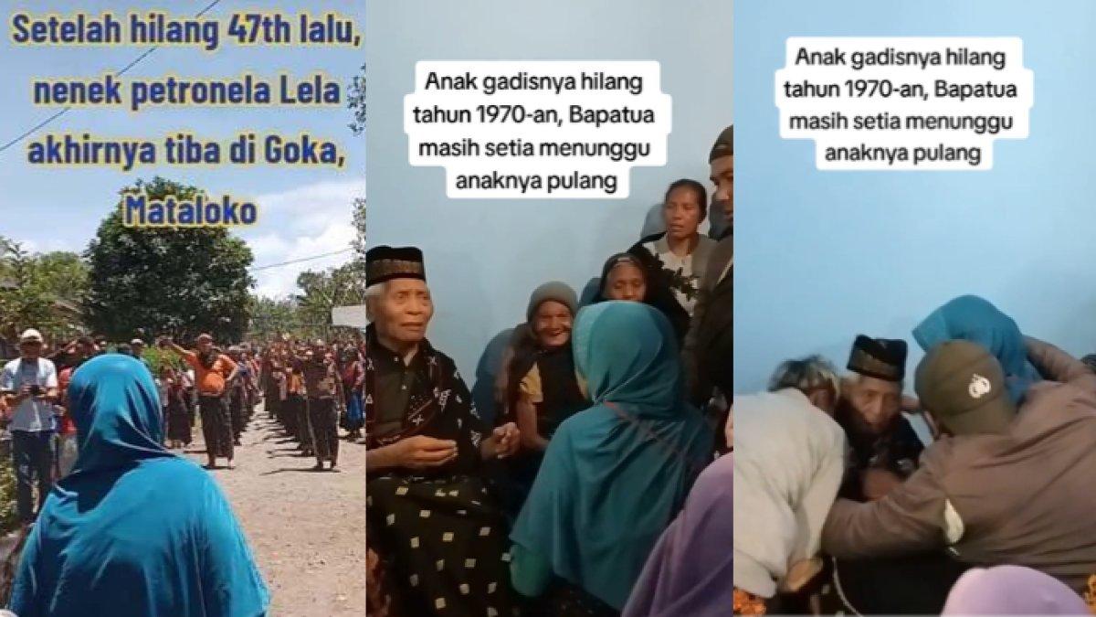 Kisah Oma Nela yang bertemu lagi dengan ayahnya setelah 47 tahun terpisah