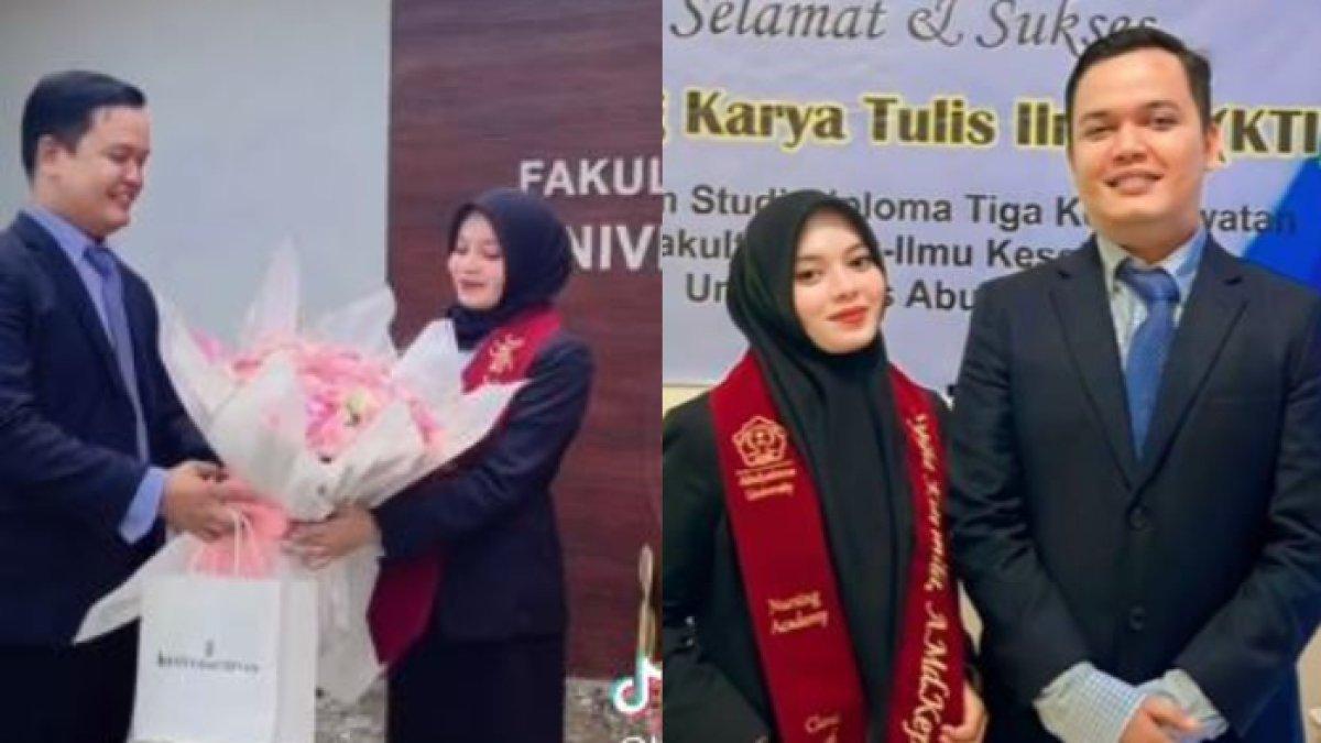 Kisah mahasiswi tunangan dengan dosen pembimbingnya