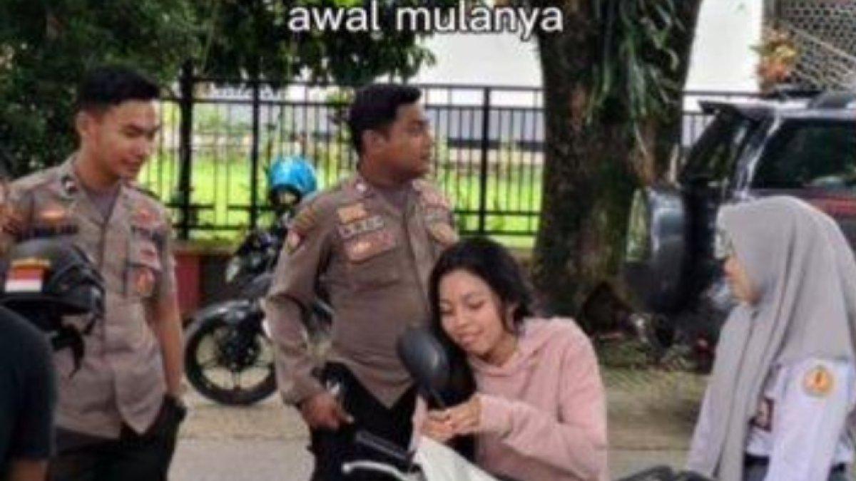 Kisah wanita pacaran dengan polisi yang dulu menilangnya