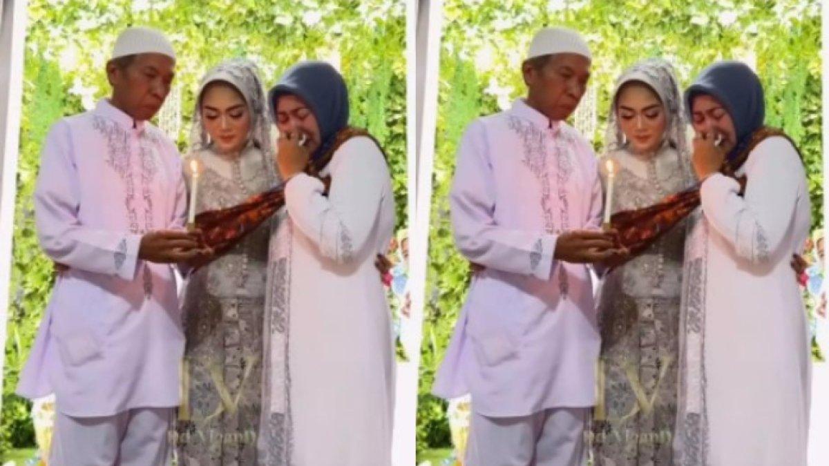 Kiwil ikut serangkaian proses pernikahan putri sambungnya.
