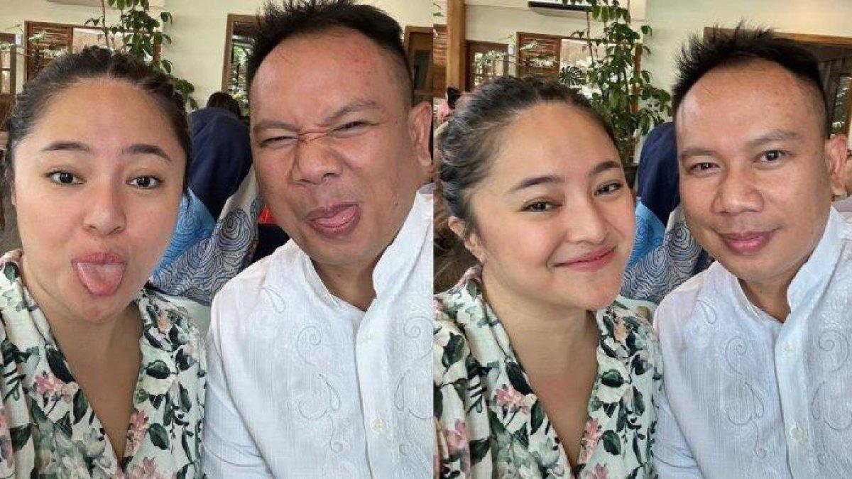 Kolase foto kebersamaan Marshanda dan Vicky Prasetyo di Instagram.