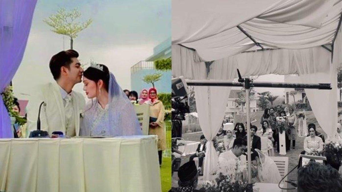 Kolase pernikahan Teuku Ryan dan Kimberly Angela di Saleha.