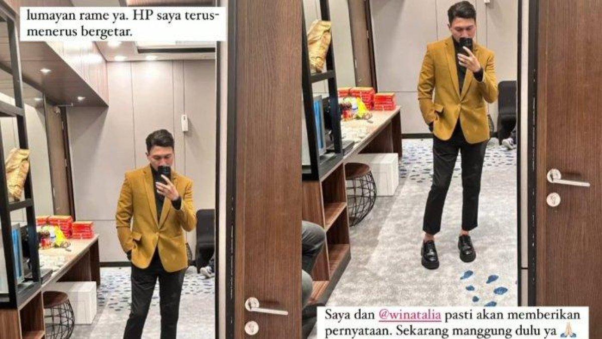 Komentar Anji setelah digugat cerai Wina Natalia.