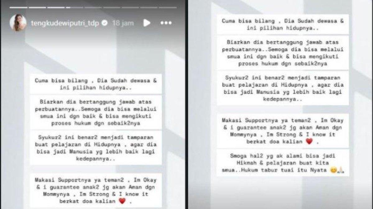 Komentar Tengku Dewi soal Andrew Andika