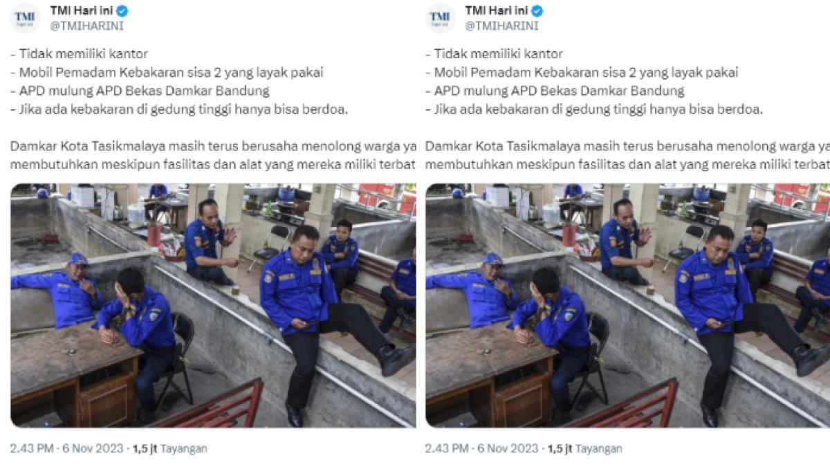 Kondisi Damkar Kota Tasikmalaya