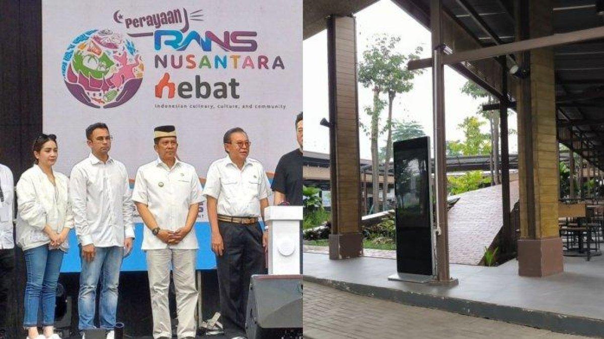 RANS NUSANTARA HEBAT - Kondisi pusat kuliner Rans Nusantara Hebat yang sepi pembeli jelang penutupan sementara pada Rabu (26/2/2025).