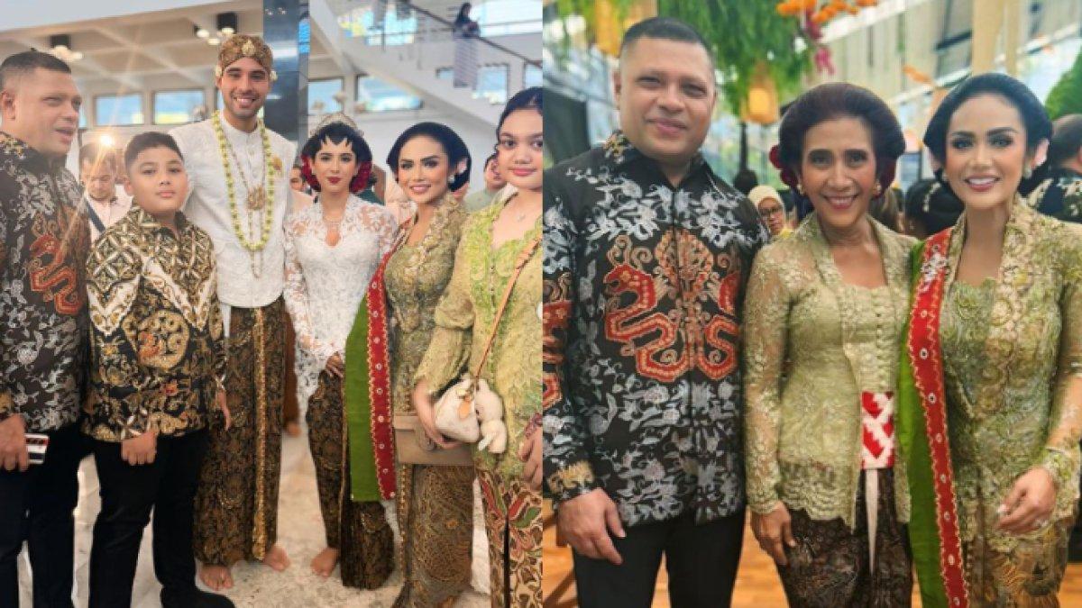 Krisdayanti hadiri pernikahan Nadine Kaiser dan Geoffrey Alain Gerald