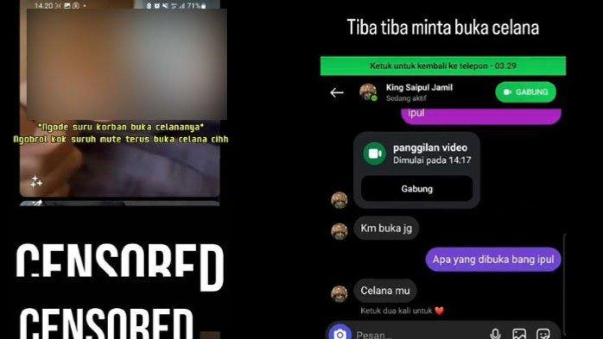 Kronologi Saipul Jamil diduga lecehkan pria saat video call