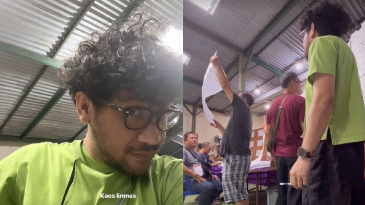 Kunto Aji mengikuti proses penghitungan suara