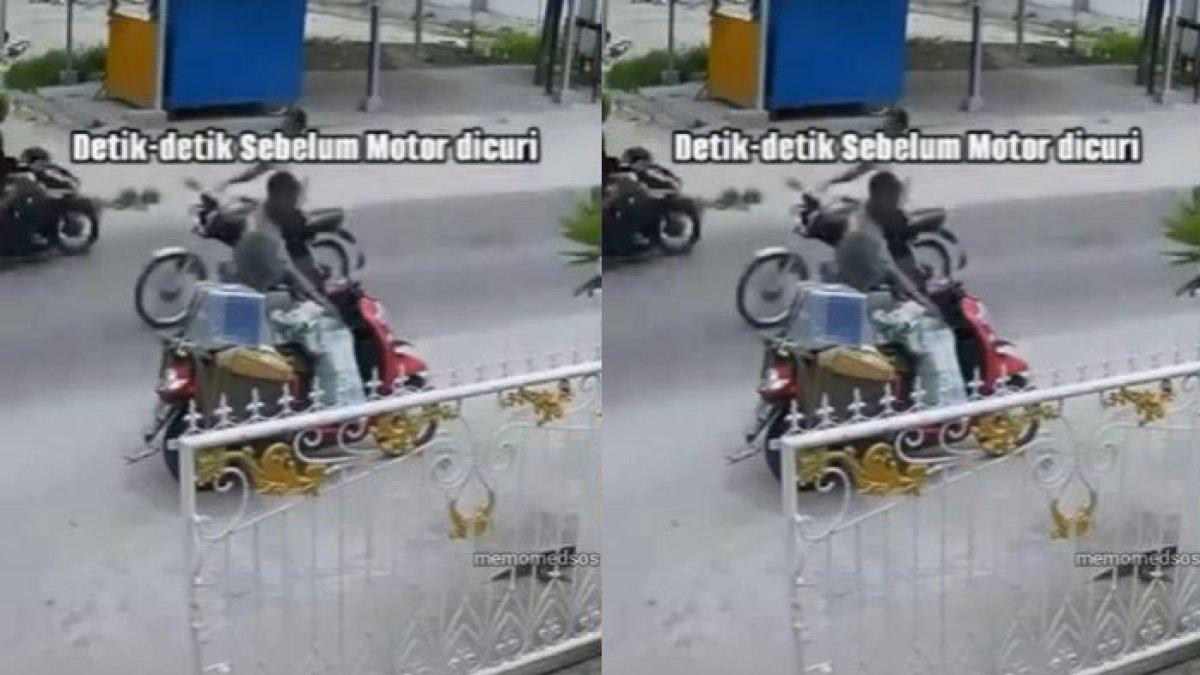 Kurir syok sepeda motor dan paketan customernya dibawa kabur pencuri