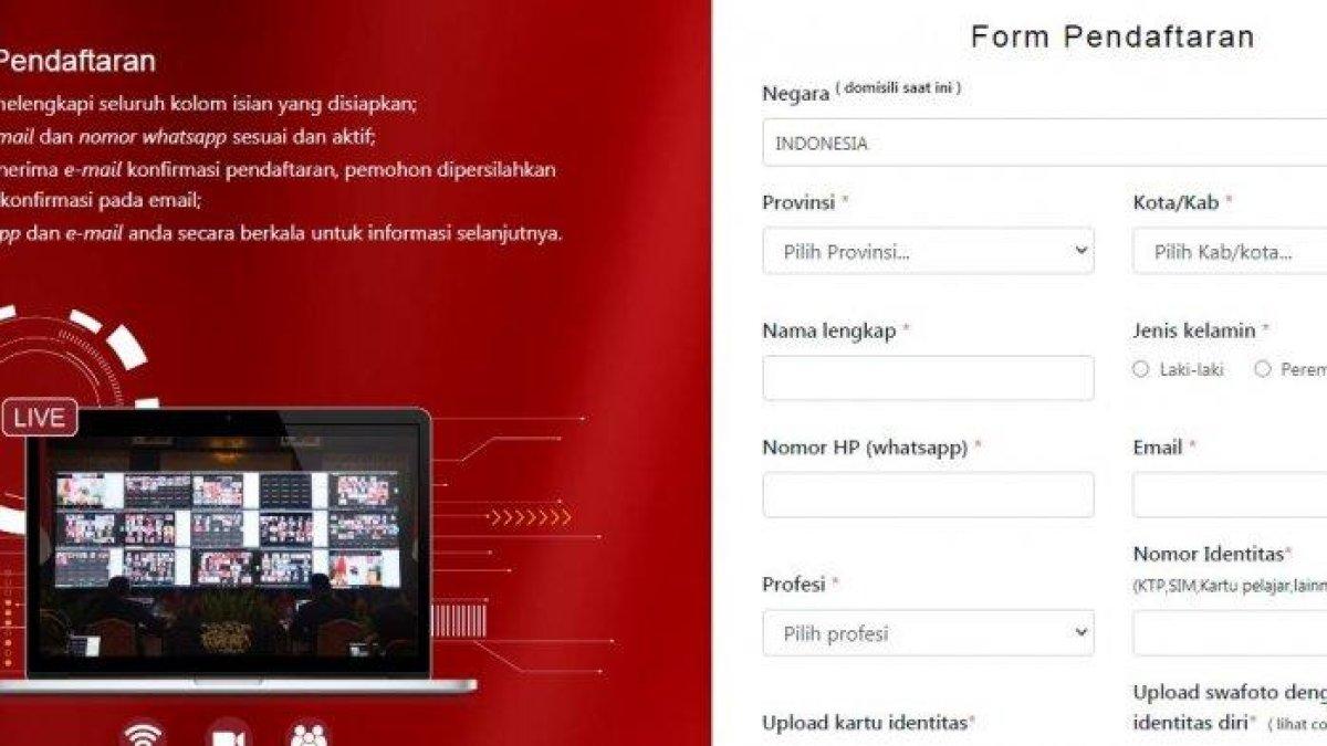 Laman pandang.istanapresiden.go.id