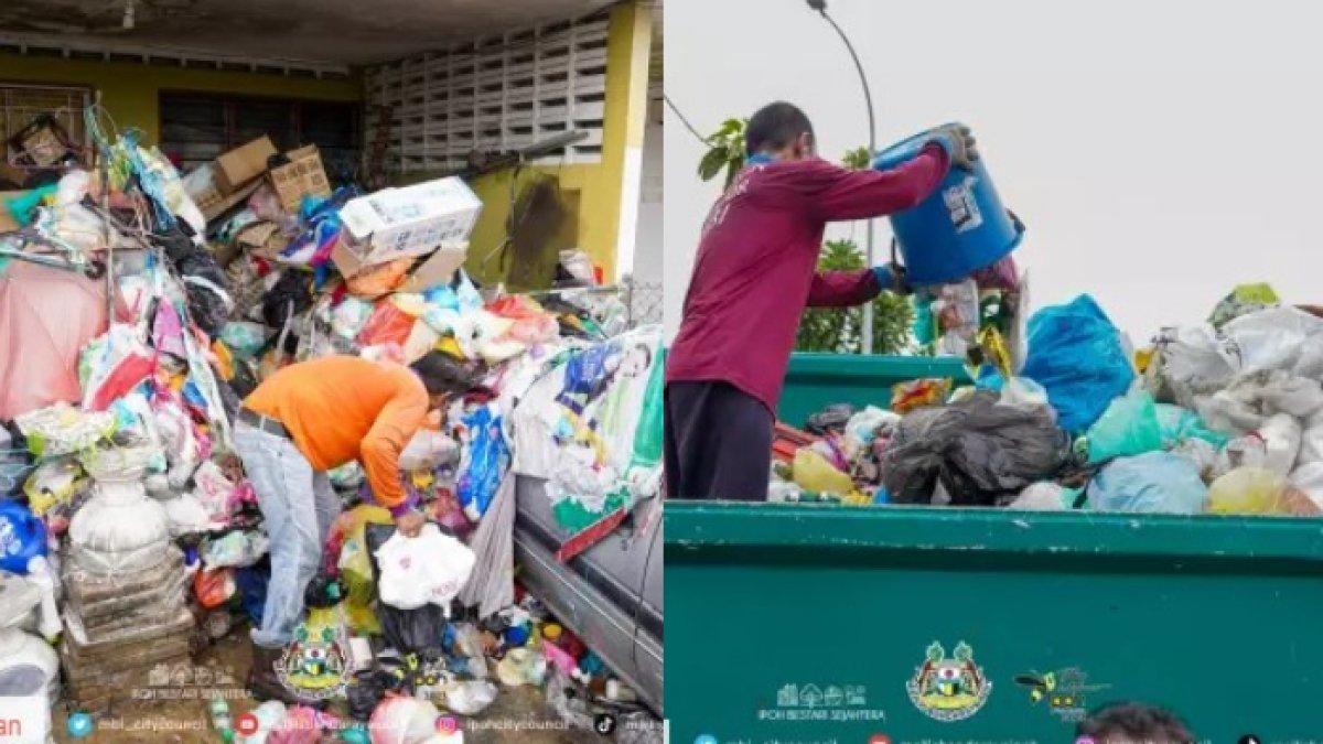 Lansia menimbun sampah di rumah hingga tetangga ngeluh bau tak sedap