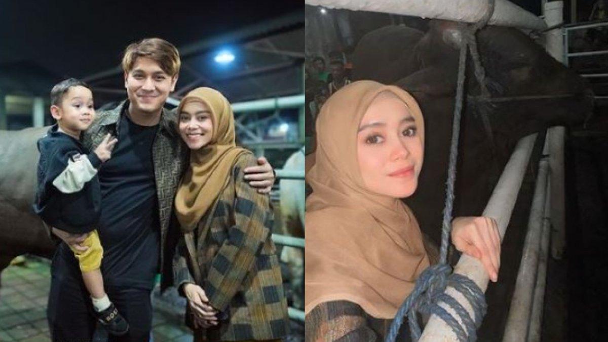 Lesti Kejora dan Rizky Billar ikut berkurban pada Idul Adha 2024.