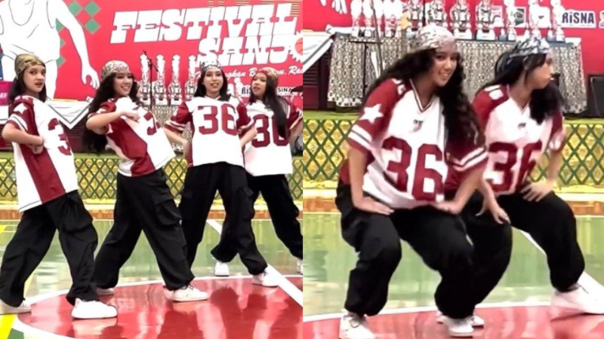 Leticia ternyata punya bakat nge-dance