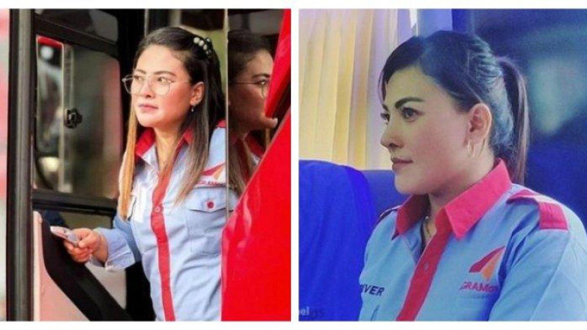 Liena Ozora dulu kerja dunia malam kini jadi sopir bus.