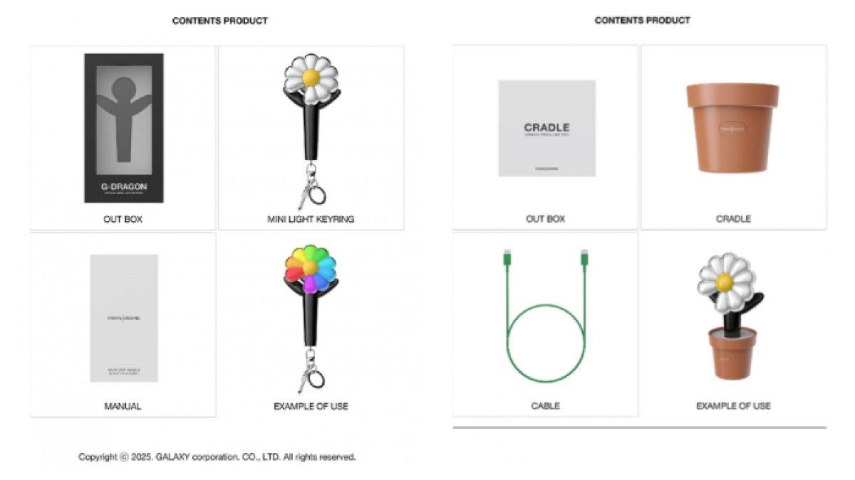 TAMPILAN LIGHTSTICK MILIK G-DRAGON BIKIN FANS INGIN MEMILIKINYA - Elegan & Ikonik! Lightstick Baru G-Dragon Tuai Pujian, Fans Sebut Karya Seni yang Unik & Berkelas!