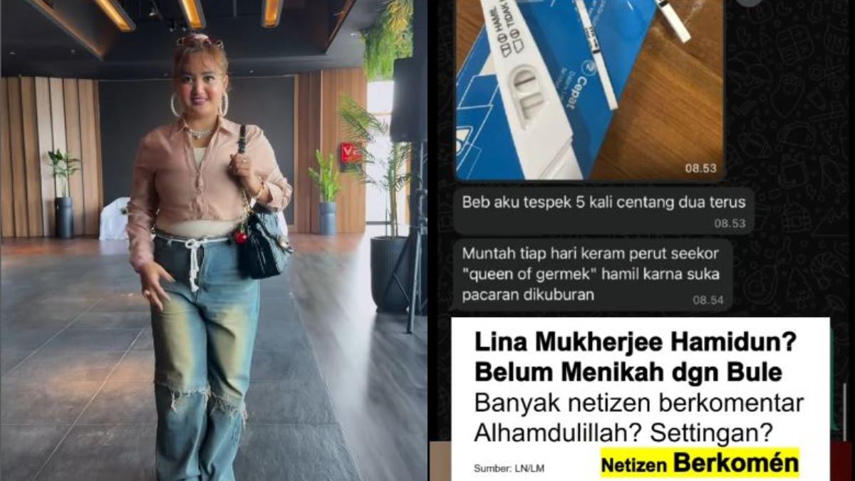 HAMIL DI LUAR NIKAH - Dalam keterangan video disebutkan bahwa Lina Mukherjee tertipu oleh kekasih bulenya.
