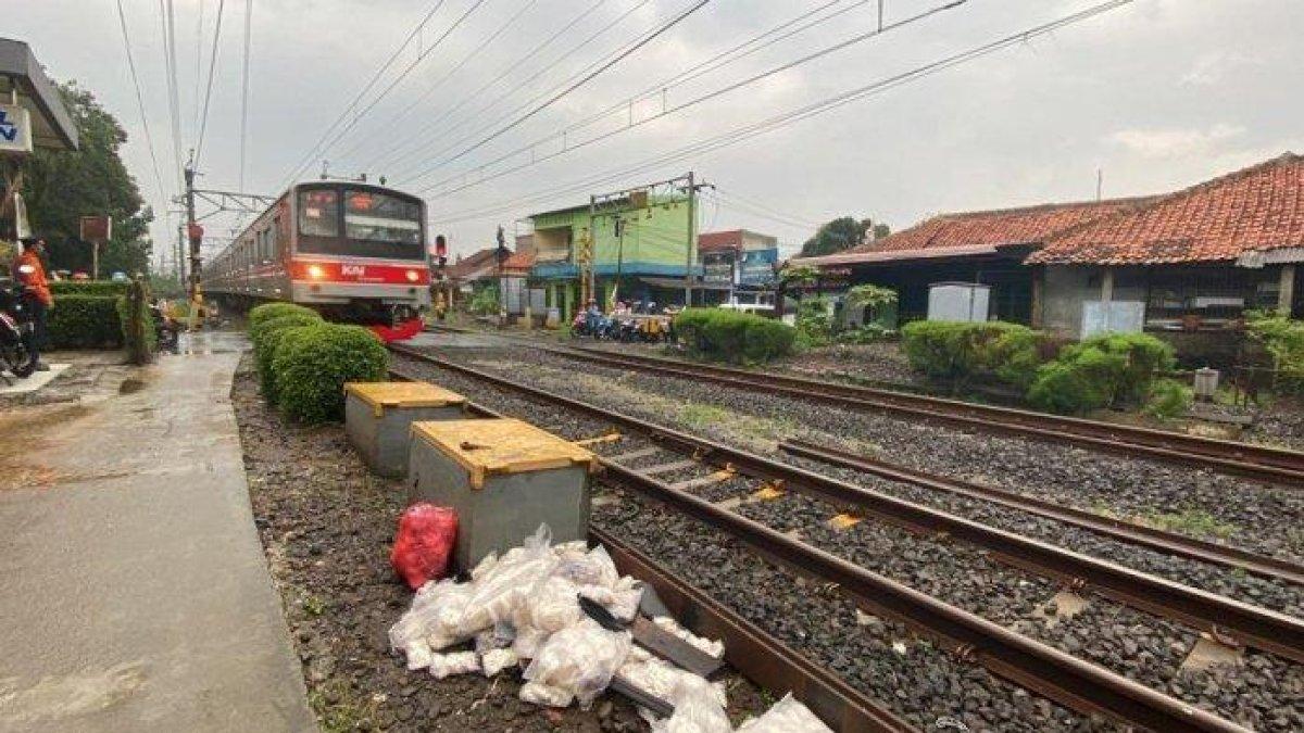 Lokasi pria di Bogor tewas tertabrak kereta api