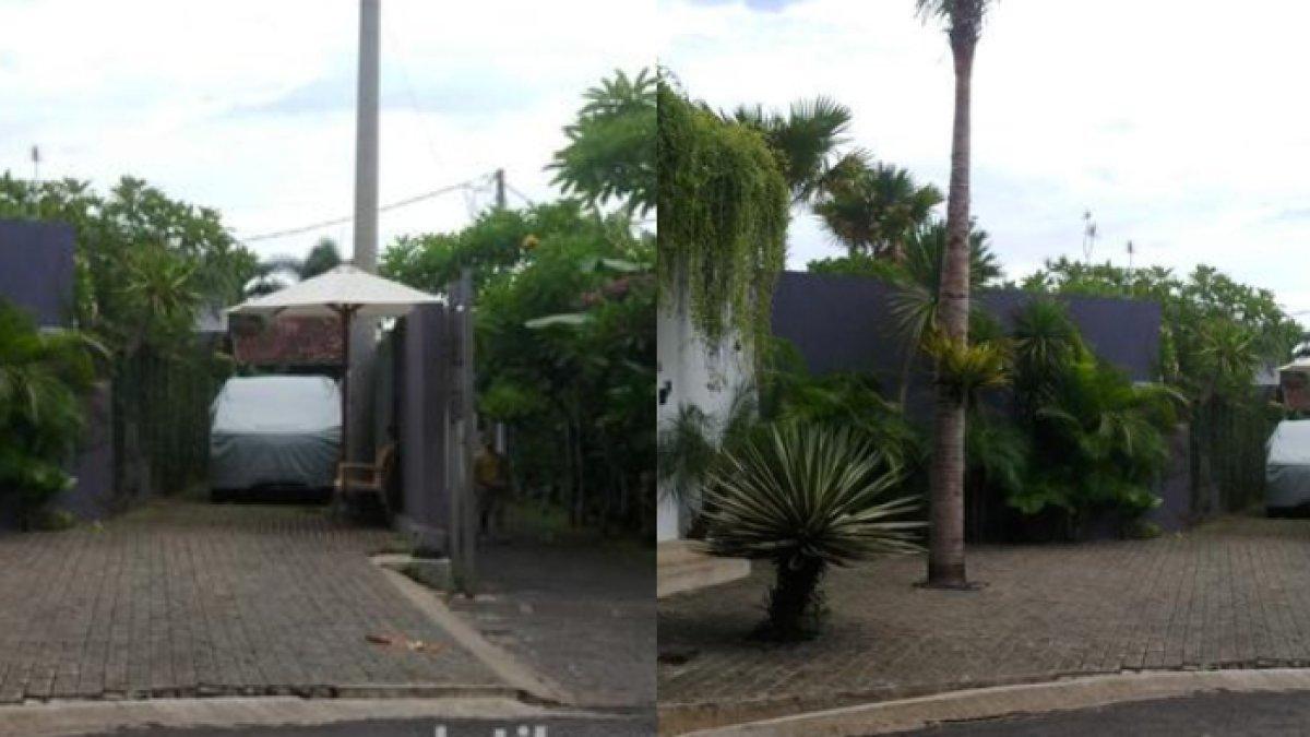 Lokasi villa tempat Rachel Vennya menginap di Bali, berada di gang kecil