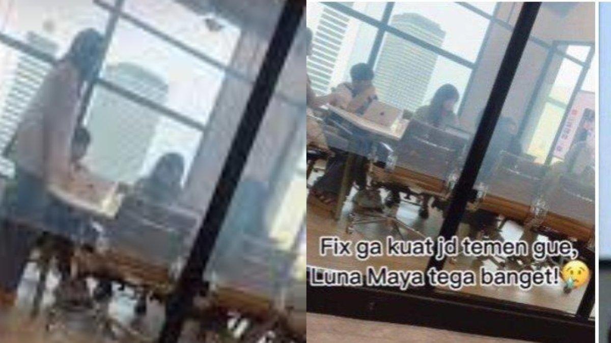 Luna Maya meninggalkan ruang meeting dengan kondisi marah kepada para karyawannya.