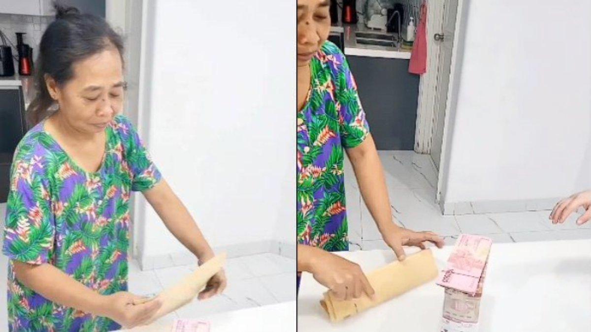 MOMEN HARU ART dapat bonus uang segepok dari majikan, berkat kerja tulus selama 10 tahun, 'jasanya mulia'.