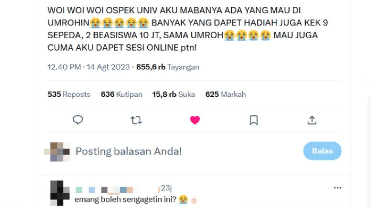 Mahasiswa Unila dapat hadiah umrah dari Wali Kota Bandar Lampung