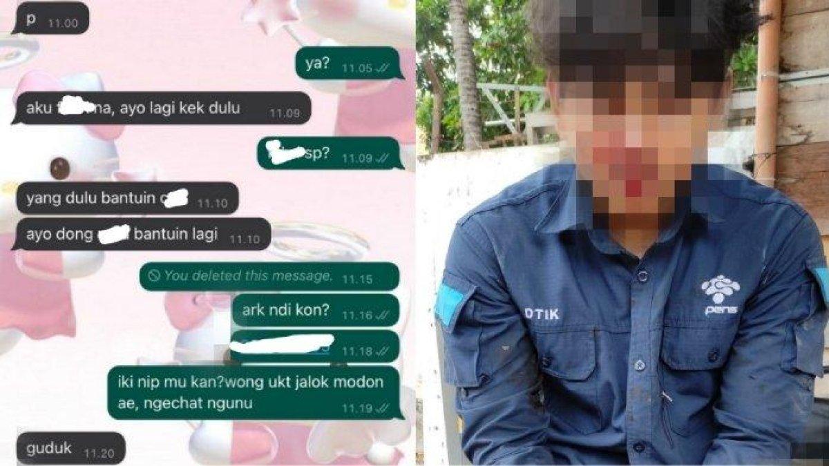 Viral mahasiswa di salah satu Universitas di Surabaya babak belur usai dihajar lantaran kirim pesan mesum ke salah seorang wanita
