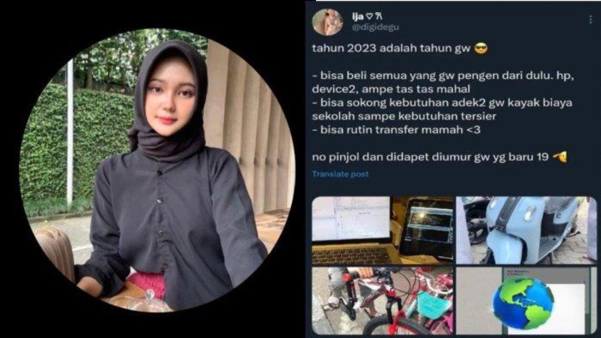 Mahasiswi Universitas Diponegoro (Undip) Semarang, Cantika Mutiara Johani pamer punya barang mewah padahal penerima beasiswa KIP-K