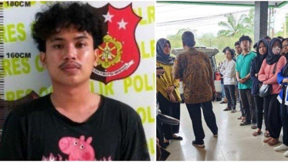 Mahasiswi Unsri di Indralaya Ogan Ilir inisial RF yang meninggal dunia pendarahan saat hamil usai setelah mengonsumsi obat penggugur kandungan. Pacar korban bernama Diat Putra Nurkesuma, Sabtu (18/11/2023).