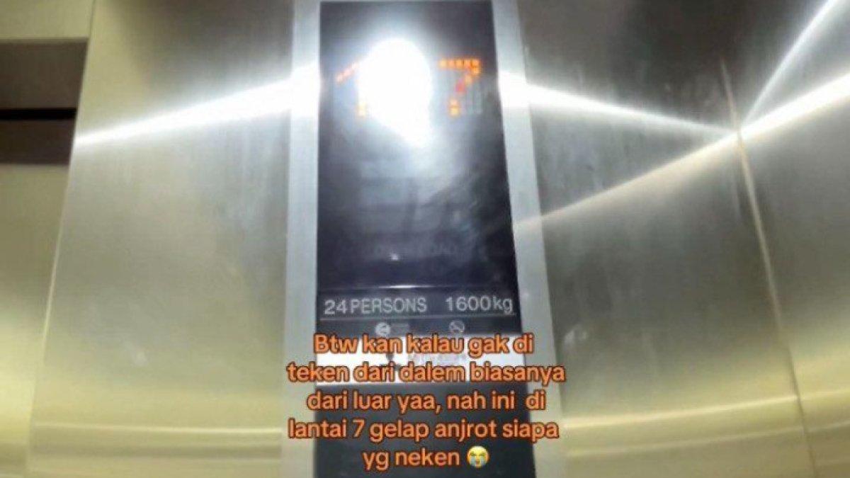 Mahasiswi syok tiba-tiba lift naik hingga lantai 7 yang sepi