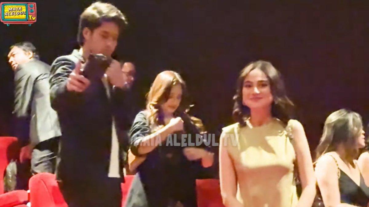 Maia Estianty dan Irwan Mussry menyapa El Rumi dan Syifa Hadju