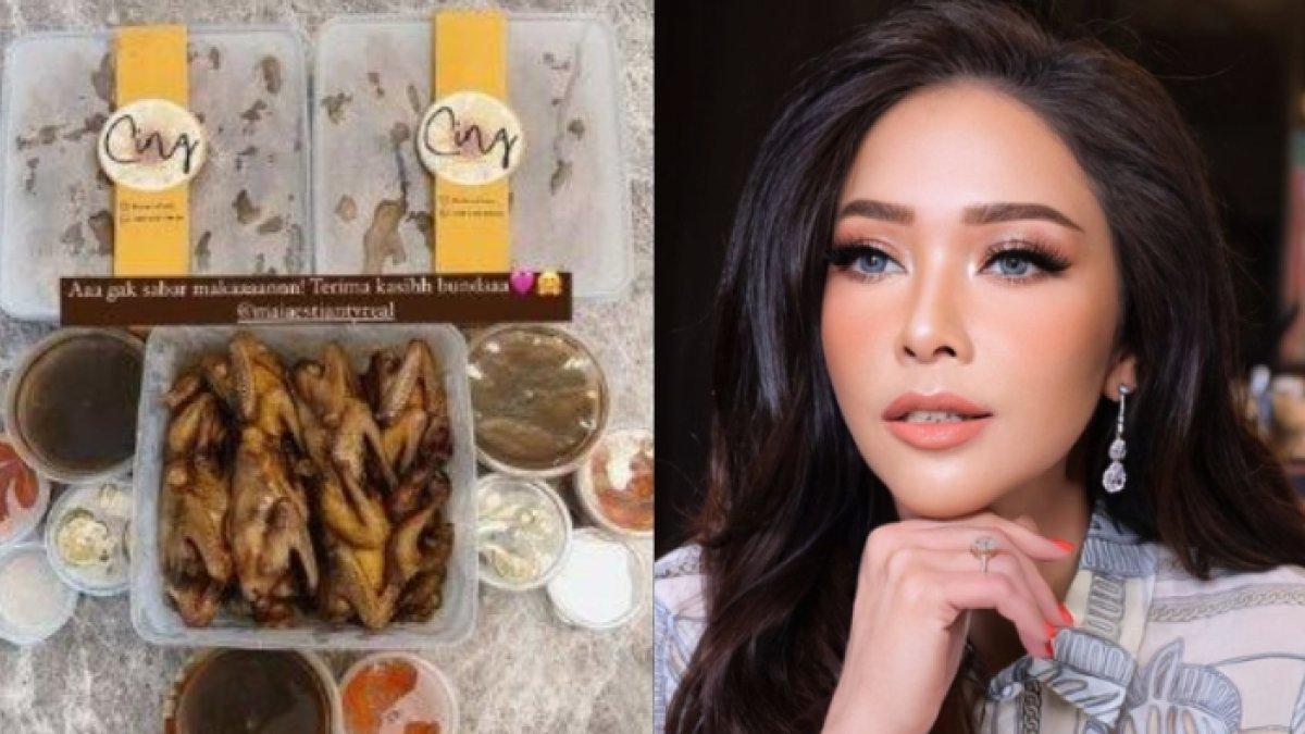 Maia Estianty mengirimi makanan untuk Syifa Hadju