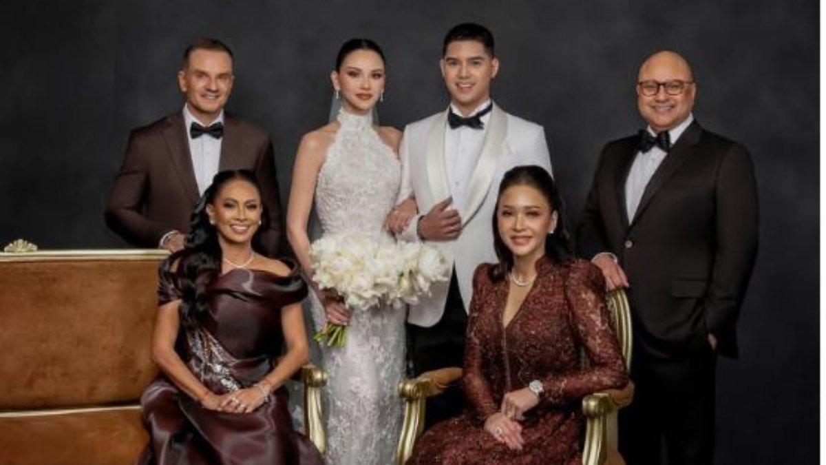 REAKSI MAIA ESTIANTY - Alih-alih merespons secara frontal, Maia justru memilih membagikan momen hangat bersama keluarga besar menantunya, Alyssa Daguise.