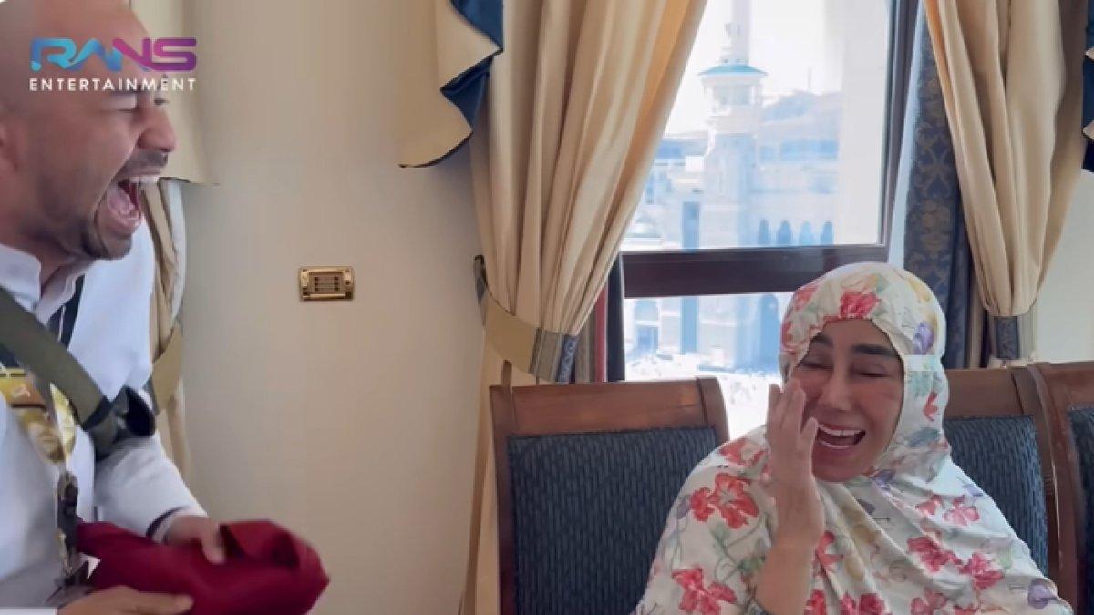 Mama Amy syok melihat Raffi Ahmad memilih botak, ia sampai teriak.