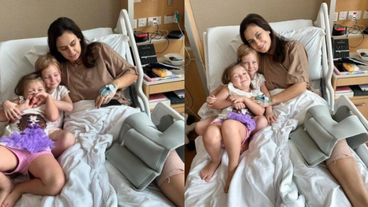 Marissa mendapat doa dan semangat dari suami dan anak-anaknya untuk kesembuhannya.