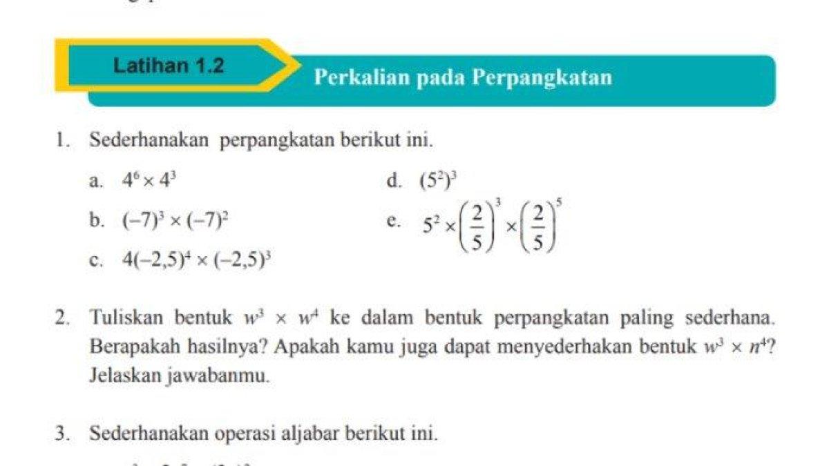 Matematika Kelas 9 Semester 1