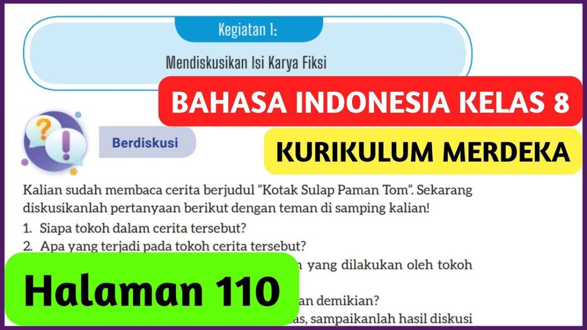 Materi Bahasa Indonesia Kelas 8 Hal 110 K Merdeka, Kunci Jawaban Karya ...