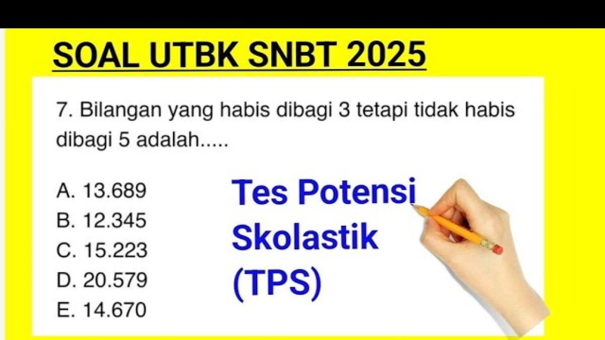 Materi SNBT 2025, Tes Potensi Skolastik