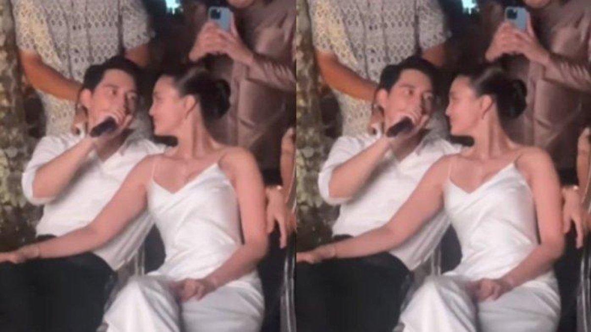 PERNIKAHAN LUNA - Maxime Bouttier dan Luna Maya menggelar pesta pernikahan di hari yang sama pada malam harinya setelah akad. Keduanya diliputi kebahagiaan.