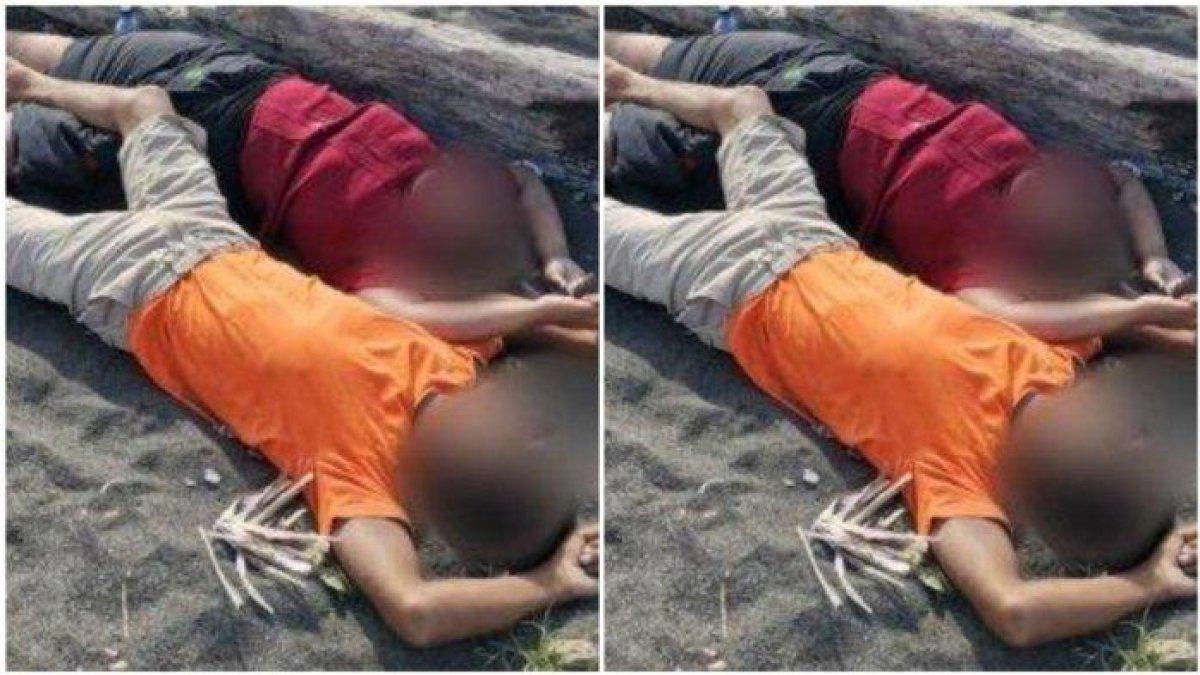 Mayat pasutri ditemukan di pesisir pantai Gunaksa, di Kecamatan Dawan, Klungkung