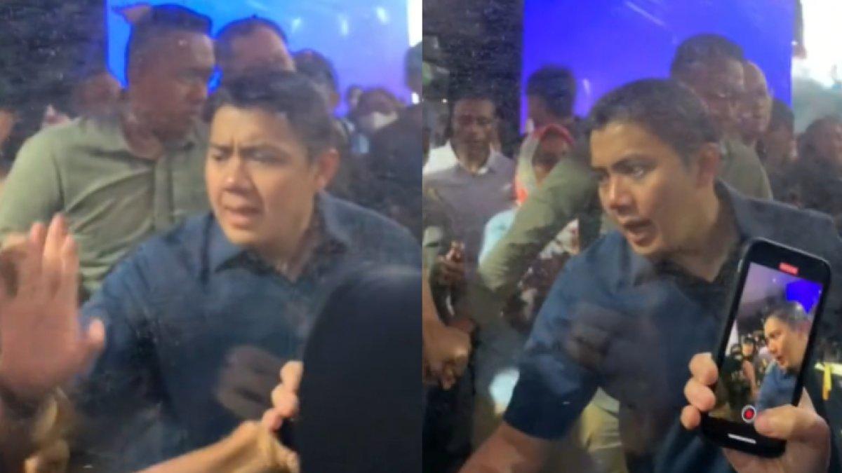 Mayor Teddy memarahi orang-orang yang mencoba mendekati Prabowo secara ugal-ugalan