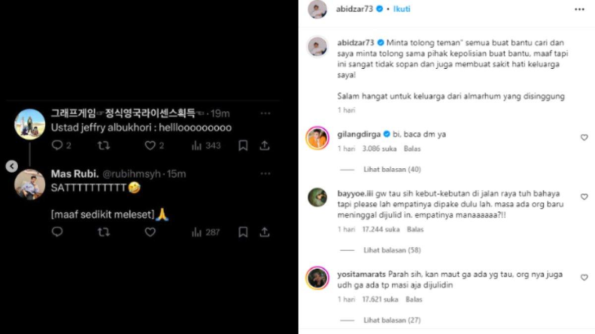 Mendapati ayahnya dibawa-bawa, Abidzar murka